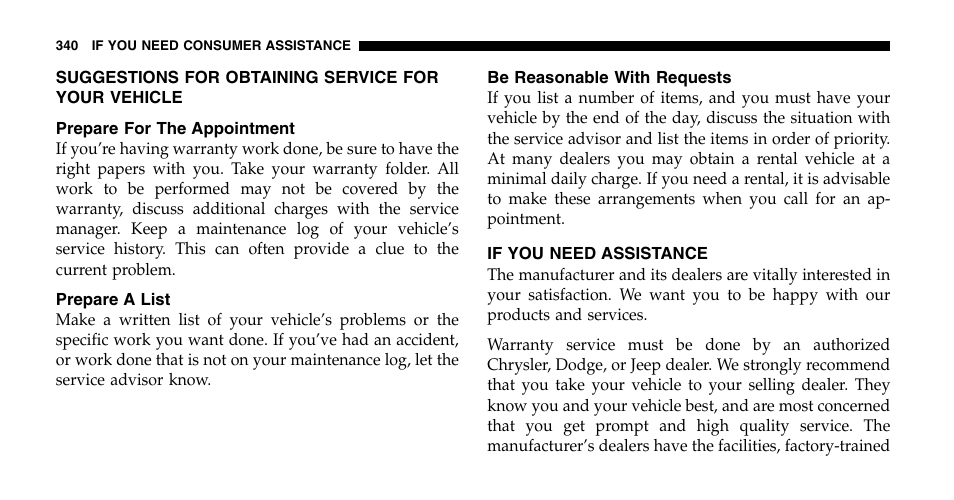 Jeep 2006 Wrangler User Manual | Page 340 / 368