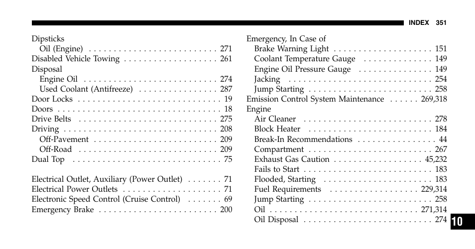 Jeep 2006 Wrangler User Manual | Page 351 / 368