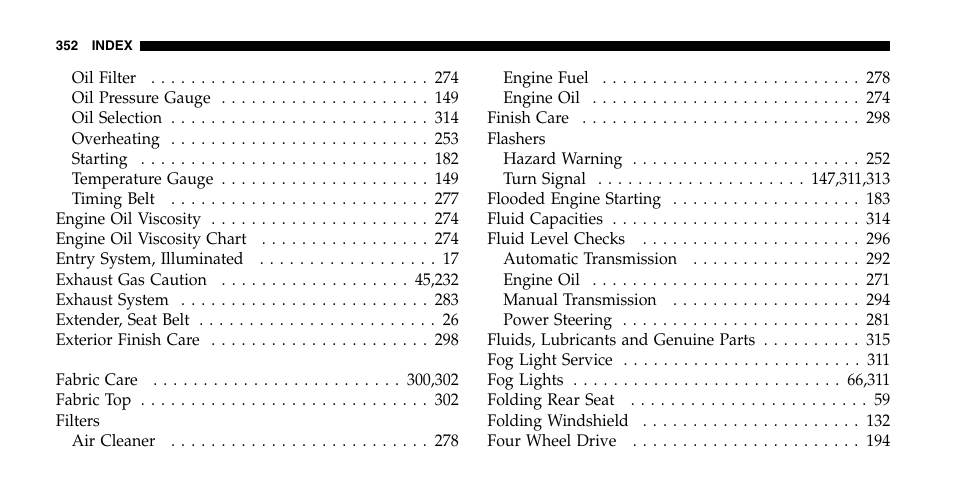 Jeep 2006 Wrangler User Manual | Page 352 / 368