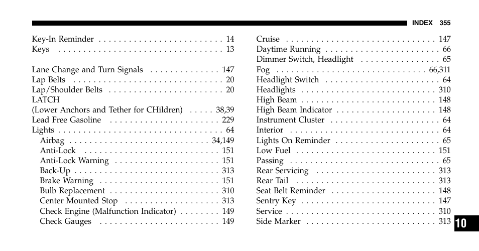 Jeep 2006 Wrangler User Manual | Page 355 / 368