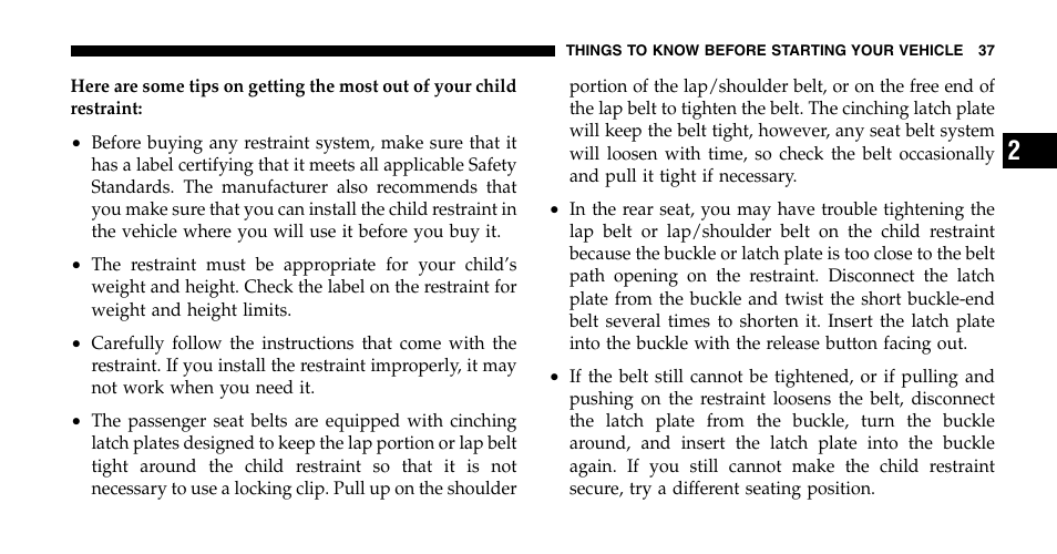 Jeep 2006 Wrangler User Manual | Page 37 / 368