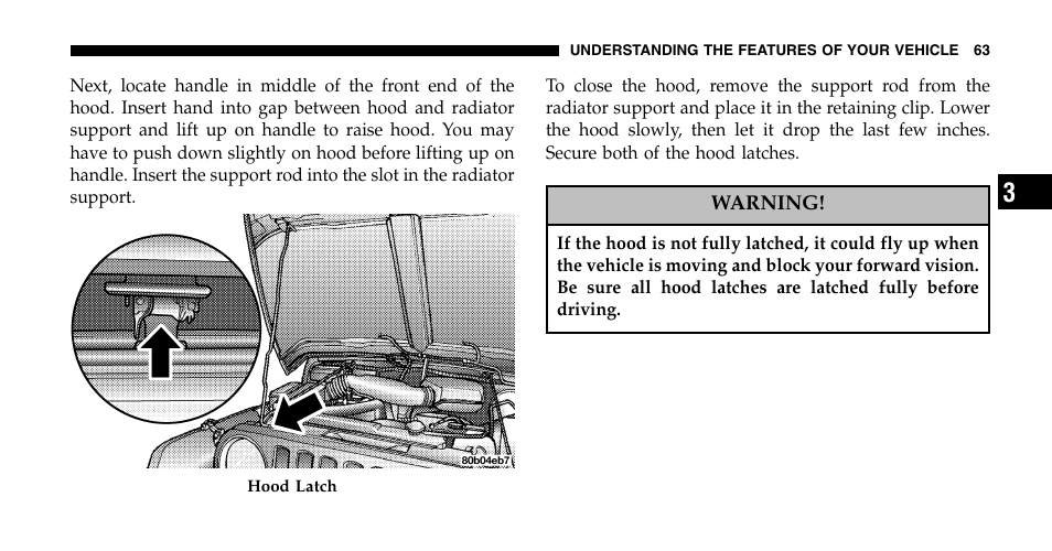Jeep 2006 Wrangler User Manual | Page 63 / 368