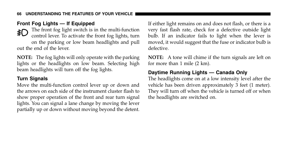 Jeep 2006 Wrangler User Manual | Page 66 / 368