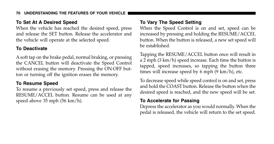 Jeep 2006 Wrangler User Manual | Page 70 / 368