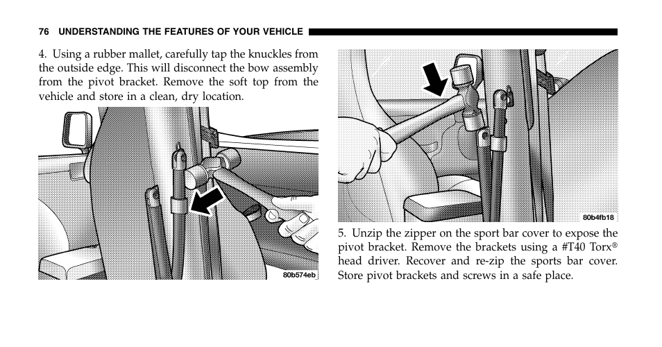 Jeep 2006 Wrangler User Manual | Page 76 / 368