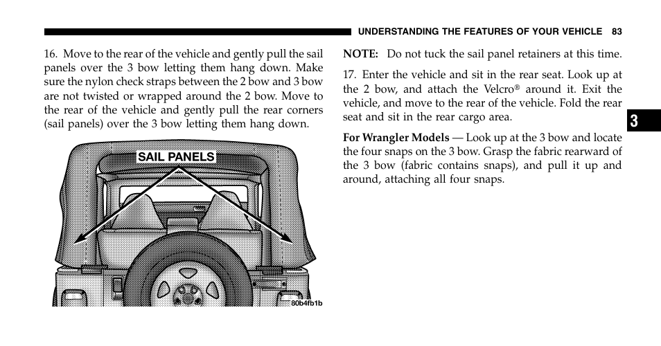 Jeep 2006 Wrangler User Manual | Page 83 / 368