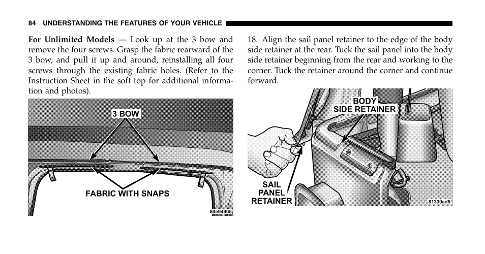 Jeep 2006 Wrangler User Manual | Page 84 / 368