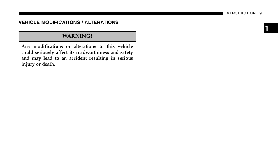 Jeep 2006 Wrangler User Manual | Page 9 / 368