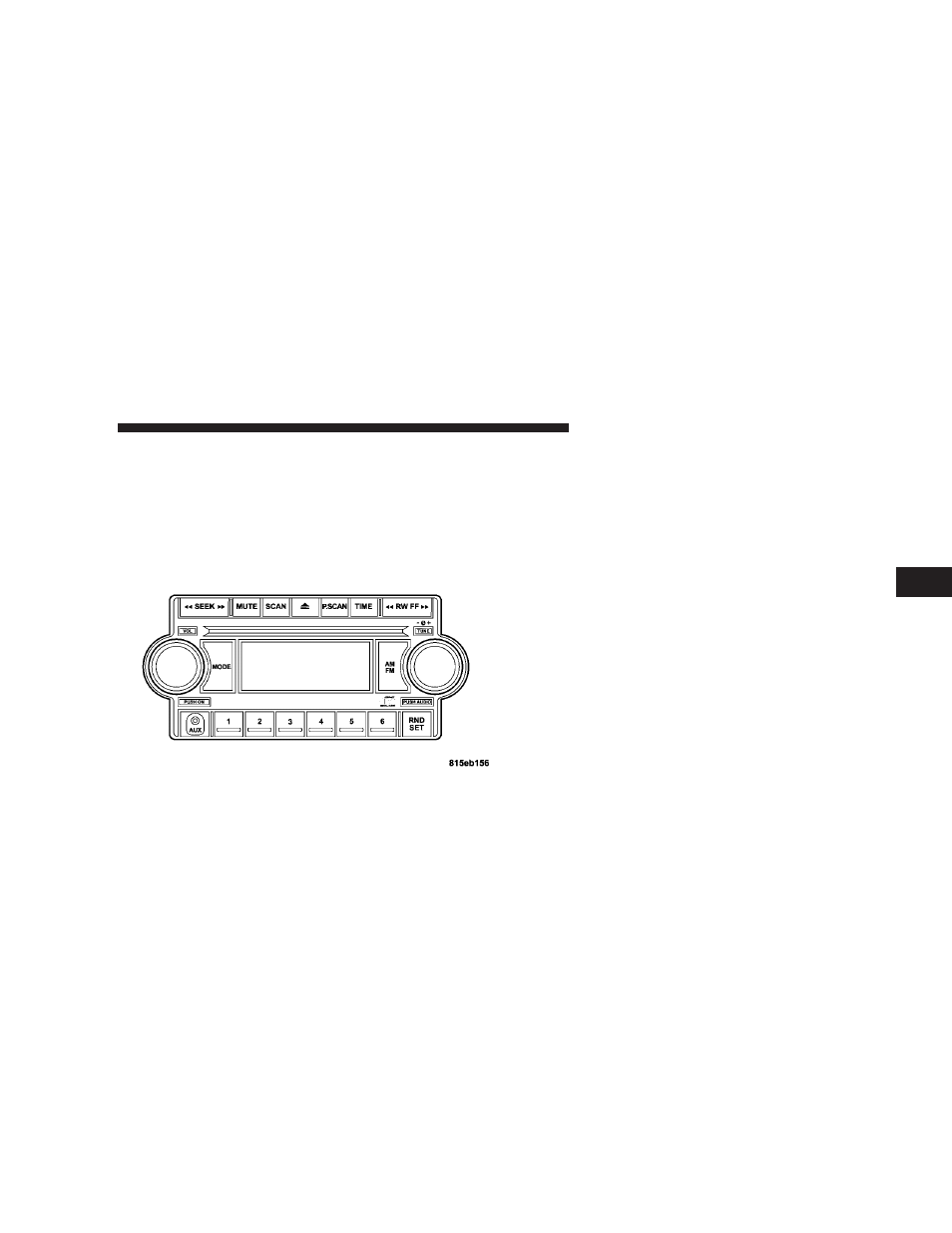 Sales code ref — am/fm/cd (single disc), Operating instructions - radio mode | Jeep 2007 Commander User Manual | Page 213 / 456