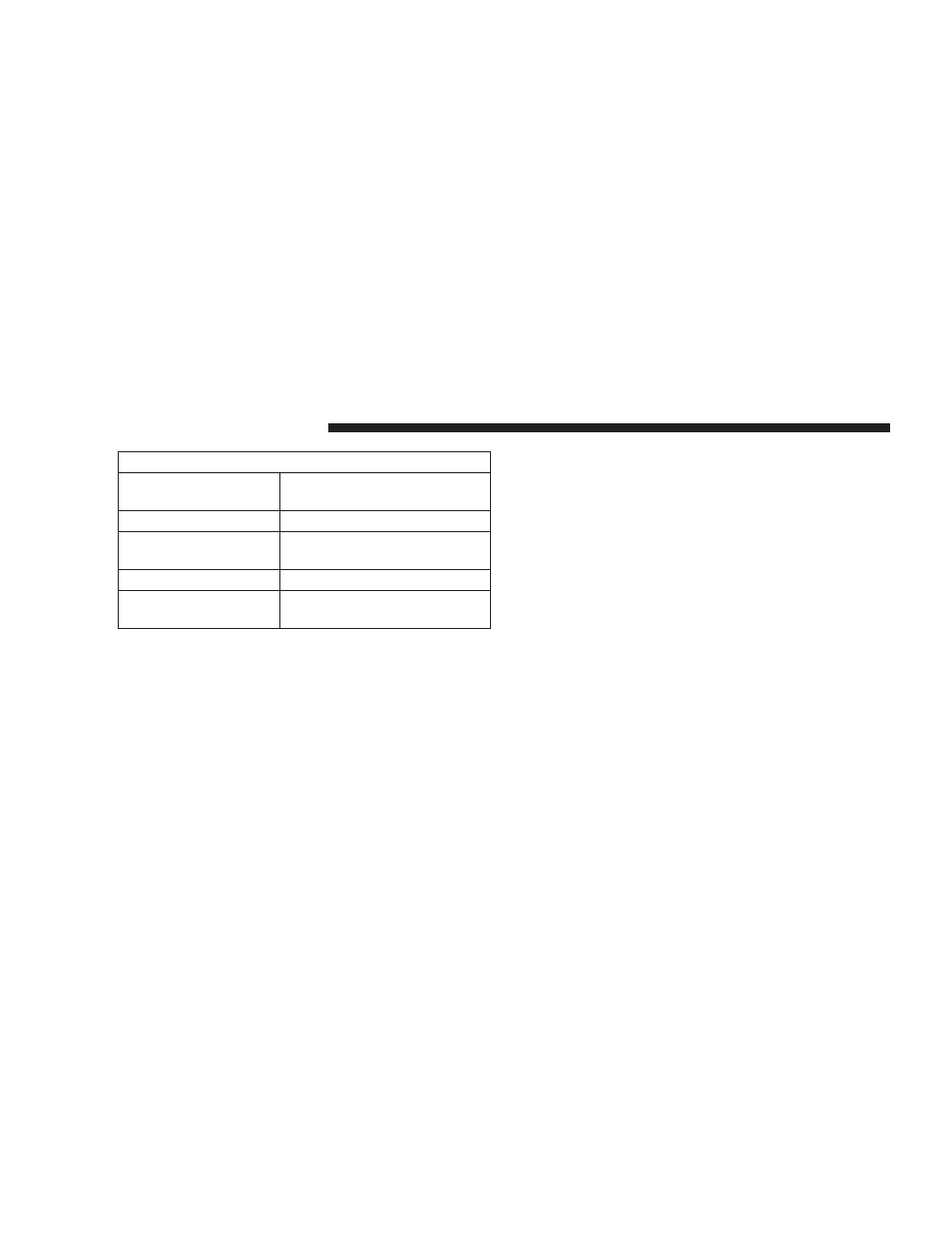 Trailer towing weights, Maximum trailer weight ratings) | Jeep 2007 Commander User Manual | Page 324 / 456