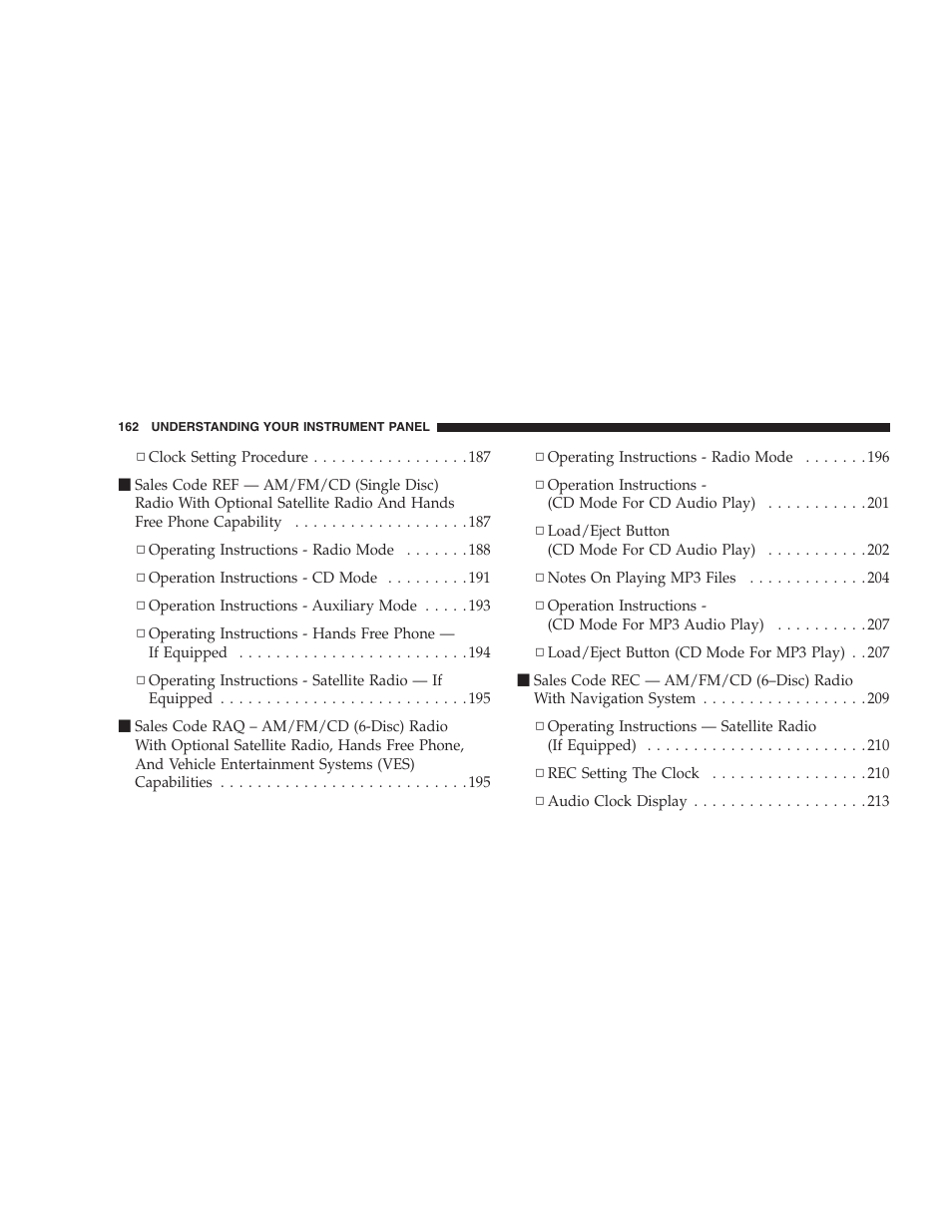 Jeep 2007 Compass User Manual | Page 162 / 408