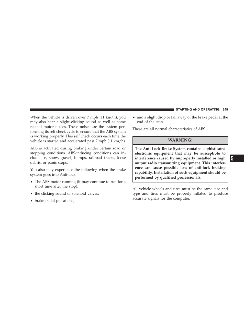 Jeep 2007 Compass User Manual | Page 249 / 408