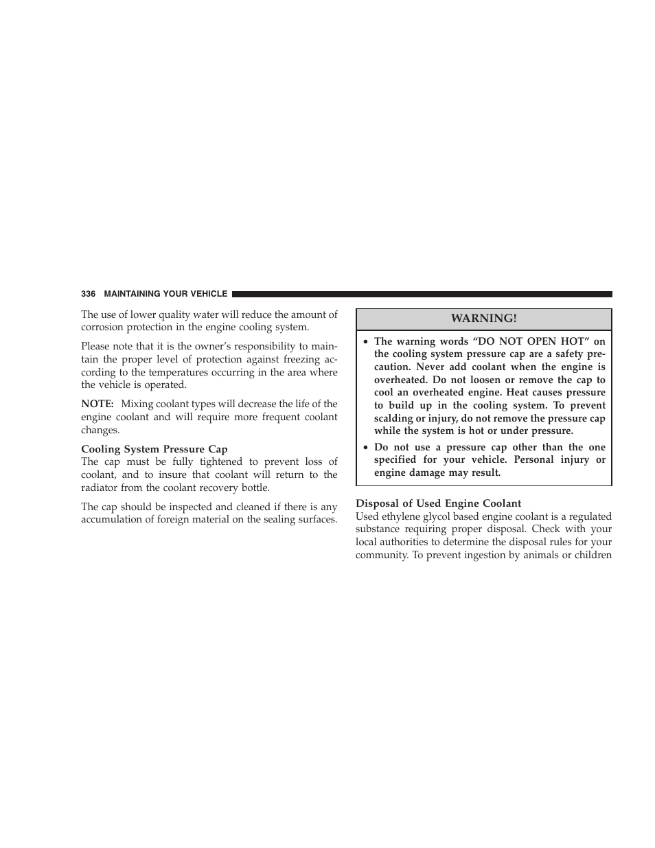 Jeep 2007 Compass User Manual | Page 336 / 408