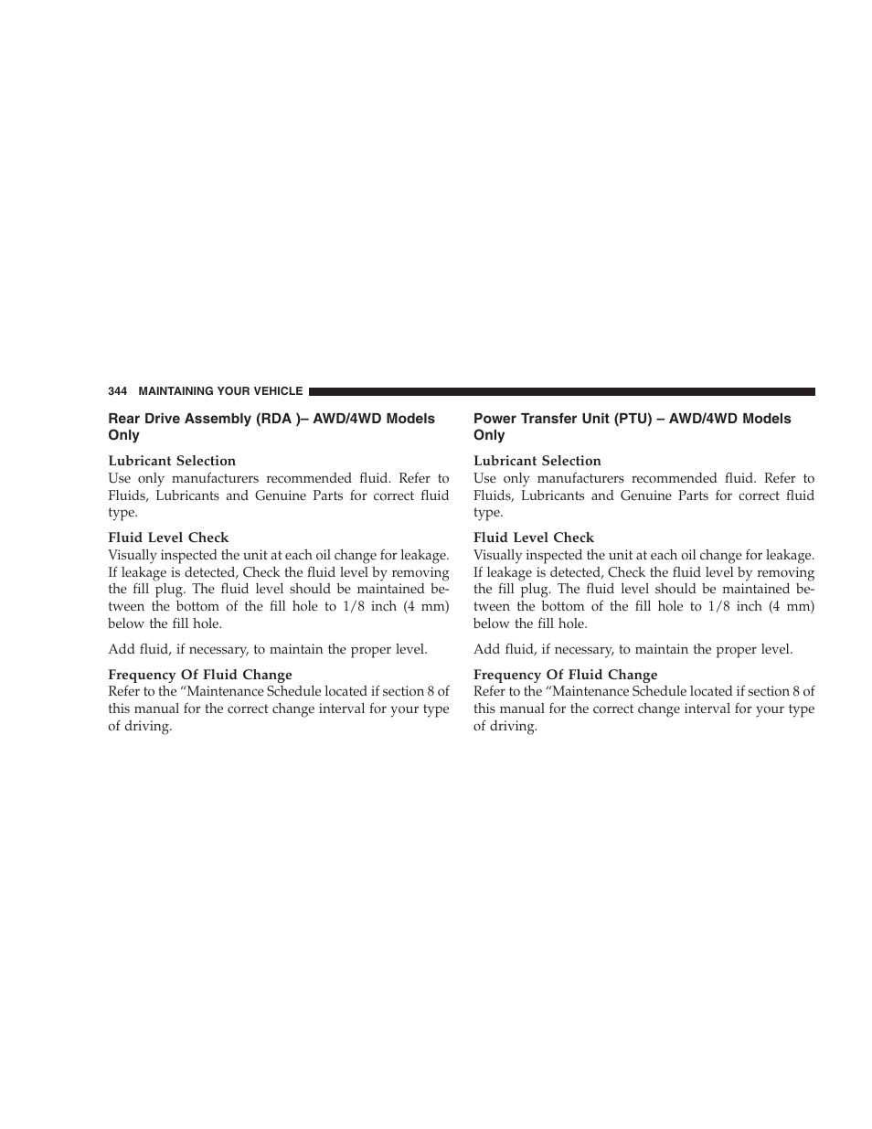Rear drive assembly (rda )– awd/4wd, Models only, Power transfer unit (ptu) – awd/4wd | Jeep 2007 Compass User Manual | Page 344 / 408