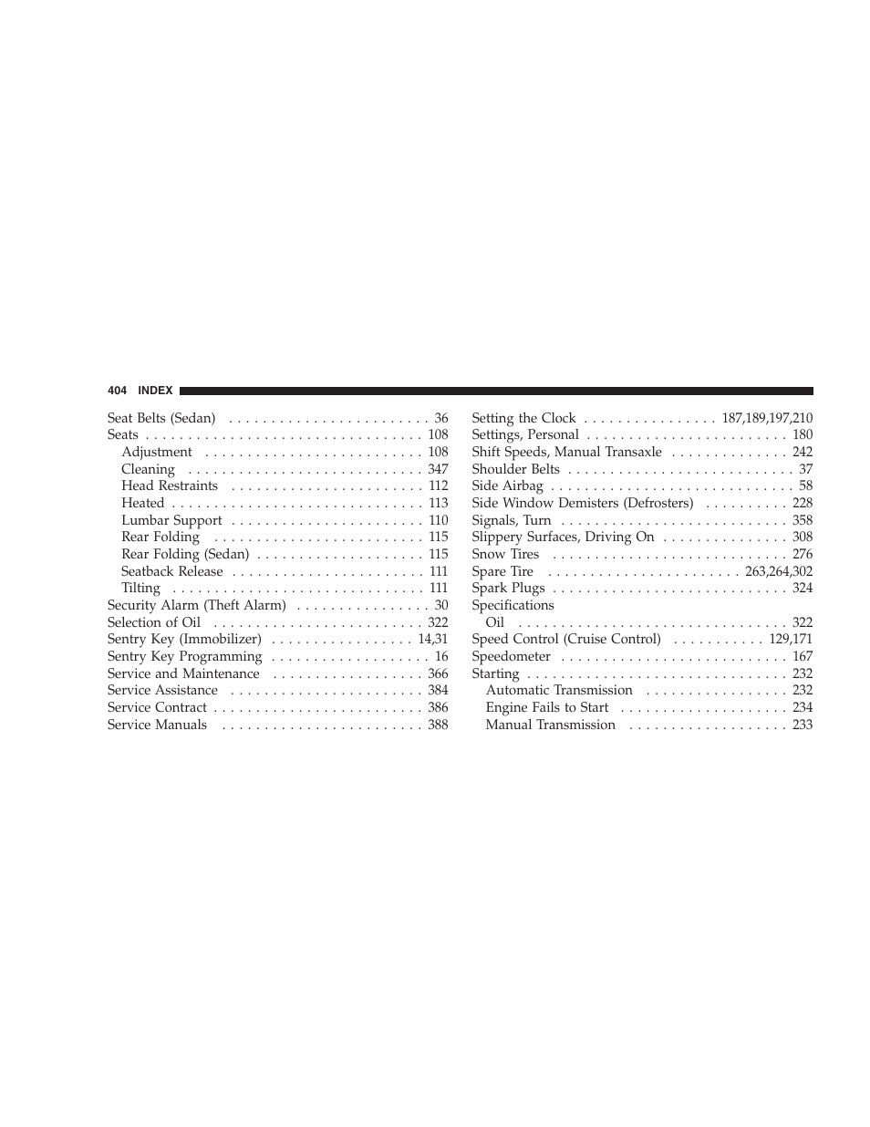 Jeep 2007 Compass User Manual | Page 404 / 408