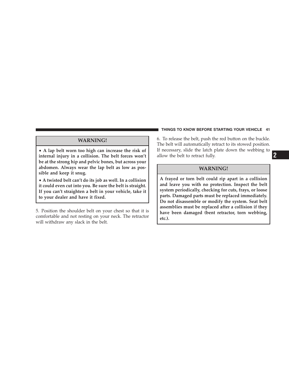 Jeep 2007 Compass User Manual | Page 41 / 408