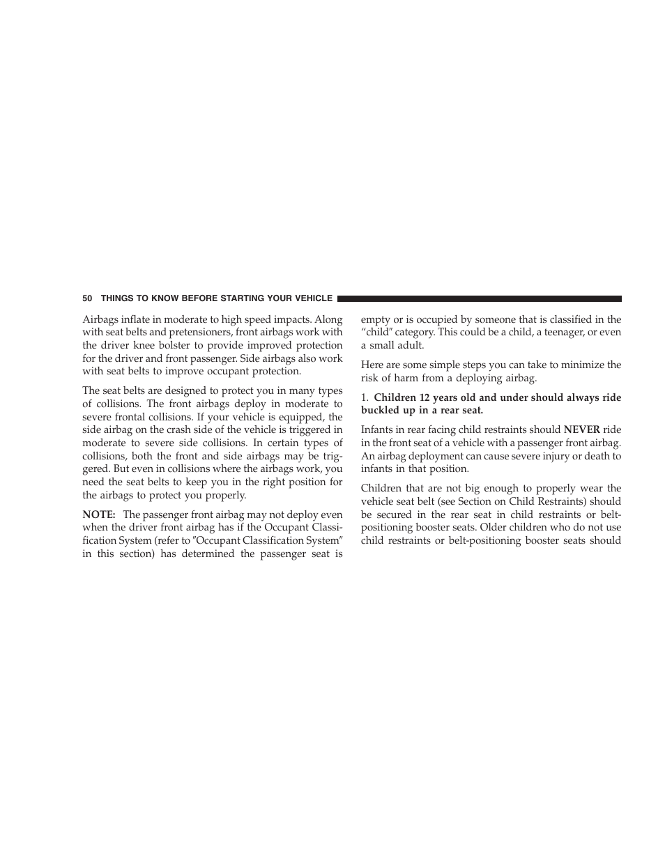 Jeep 2007 Compass User Manual | Page 50 / 408