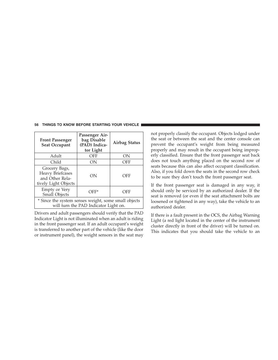 Jeep 2007 Compass User Manual | Page 56 / 408