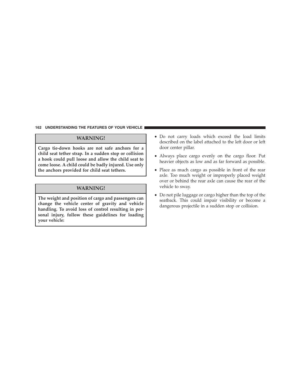 Jeep 2007 Grand Cherokee User Manual | Page 162 / 472