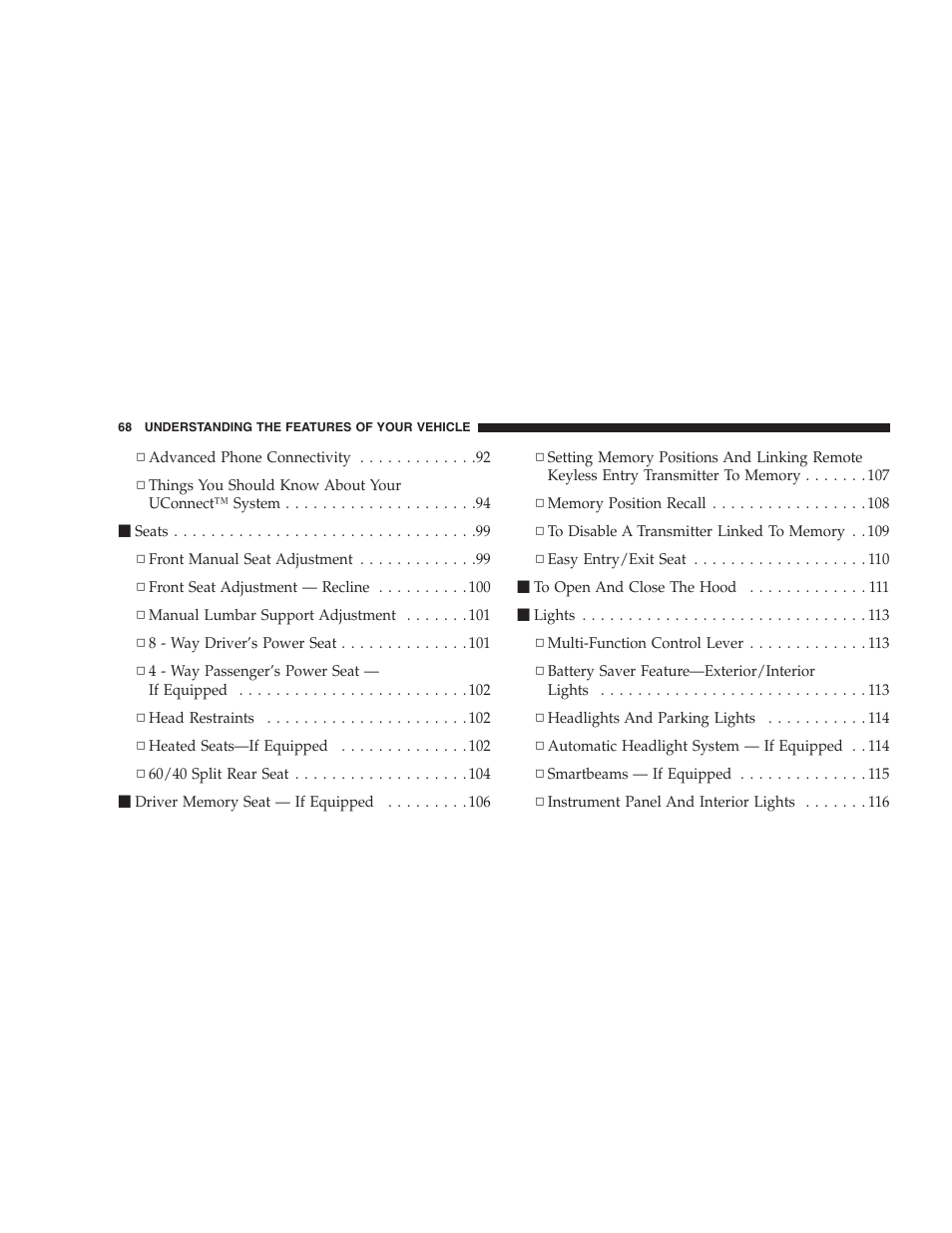 Jeep 2007 Grand Cherokee User Manual | Page 68 / 472