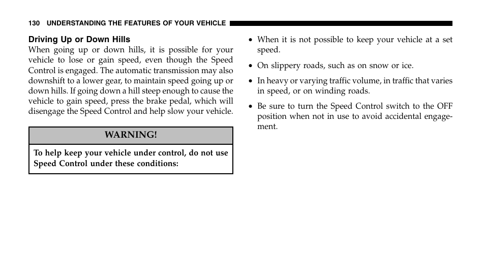 Jeep 2007 Grand Cherokee SRT User Manual | Page 130 / 400