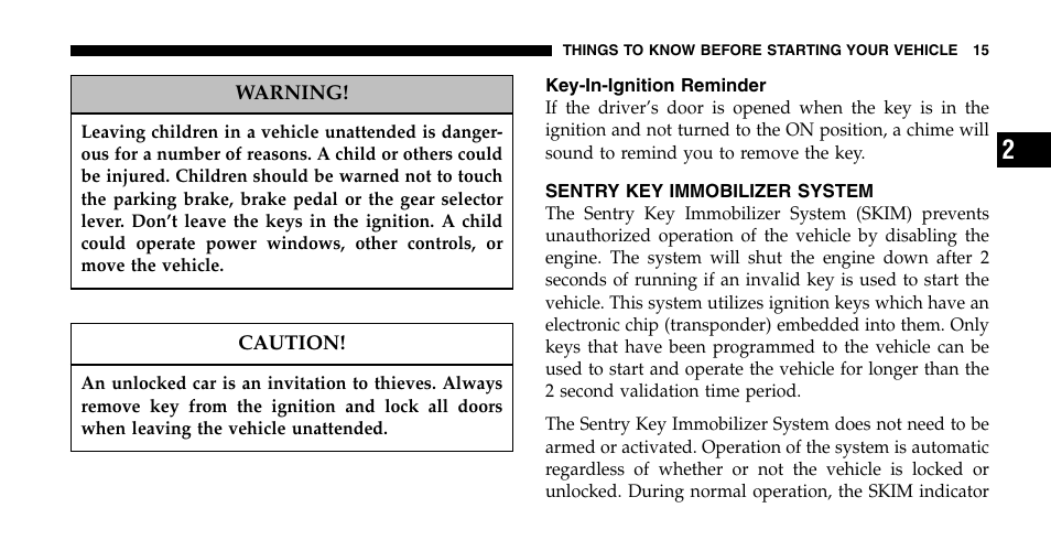 Jeep 2007 Grand Cherokee SRT User Manual | Page 15 / 400