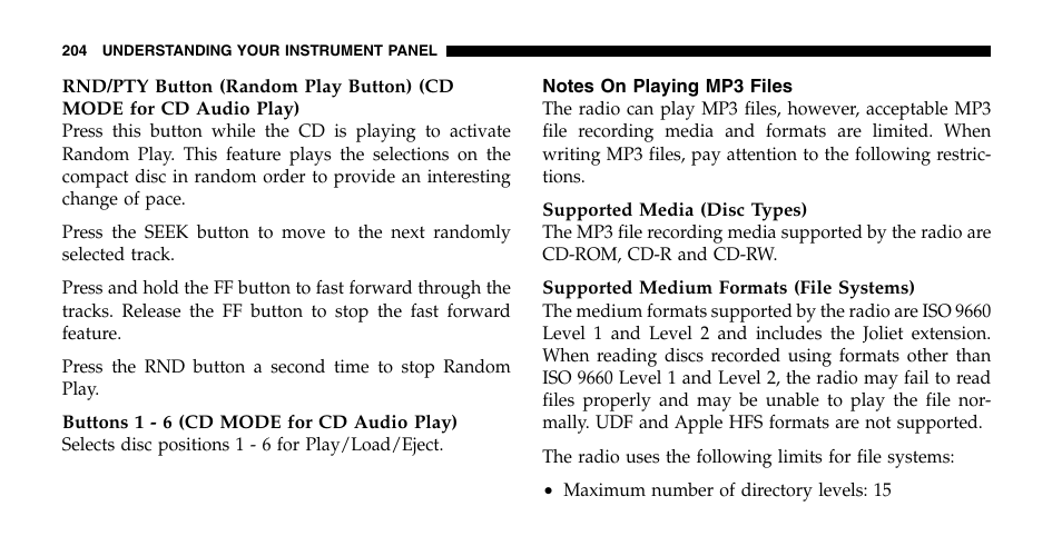 Jeep 2007 Grand Cherokee SRT User Manual | Page 204 / 400