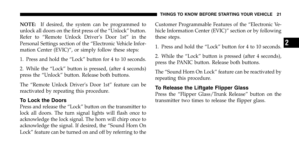 Jeep 2007 Grand Cherokee SRT User Manual | Page 21 / 400