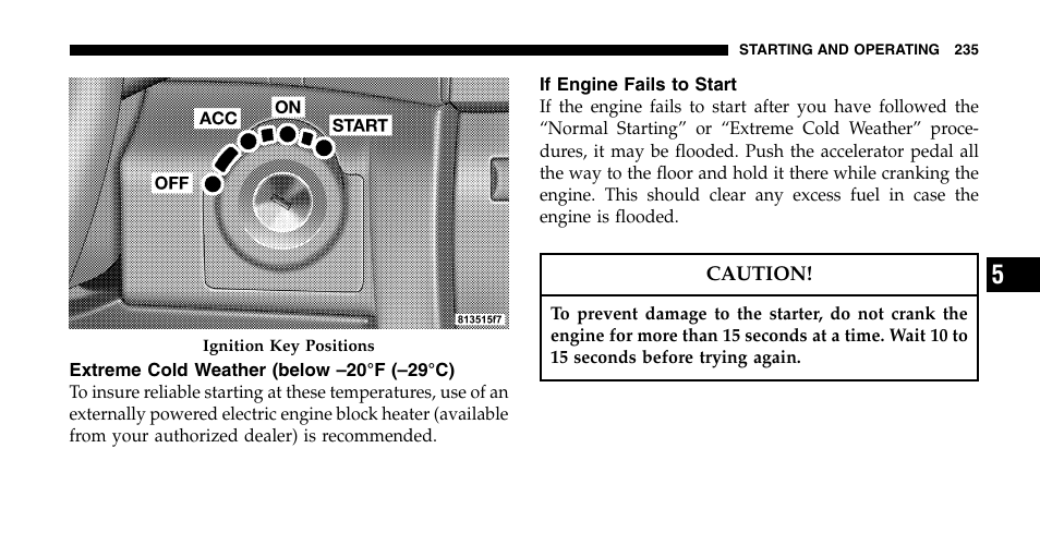 Jeep 2007 Grand Cherokee SRT User Manual | Page 235 / 400