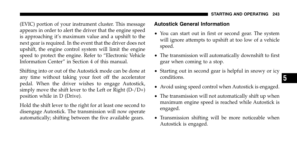 Jeep 2007 Grand Cherokee SRT User Manual | Page 243 / 400