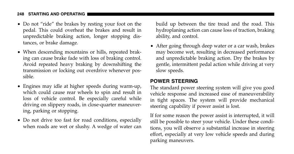 Jeep 2007 Grand Cherokee SRT User Manual | Page 248 / 400