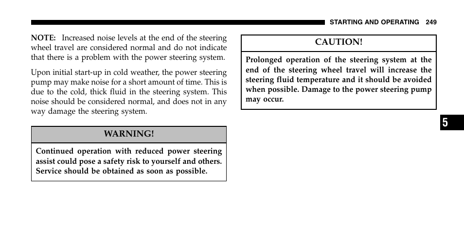 Jeep 2007 Grand Cherokee SRT User Manual | Page 249 / 400