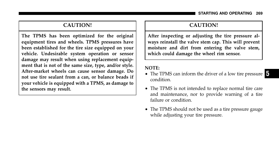 Jeep 2007 Grand Cherokee SRT User Manual | Page 269 / 400