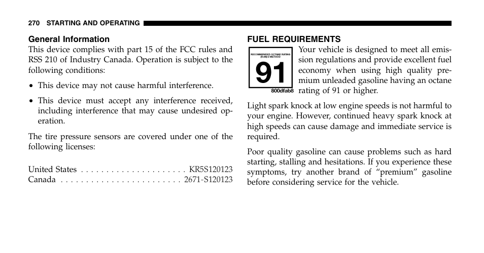 Jeep 2007 Grand Cherokee SRT User Manual | Page 270 / 400