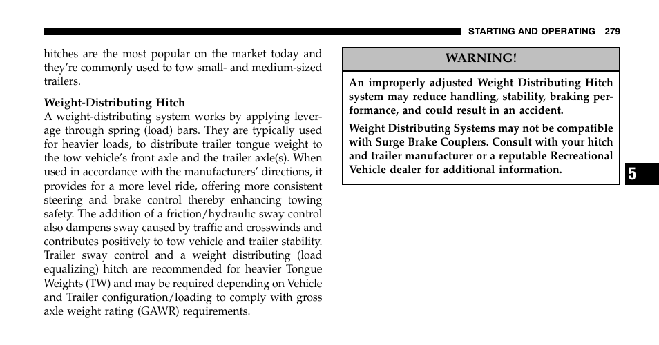 Jeep 2007 Grand Cherokee SRT User Manual | Page 279 / 400