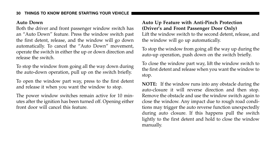 Jeep 2007 Grand Cherokee SRT User Manual | Page 30 / 400