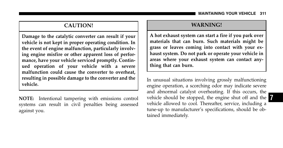 Jeep 2007 Grand Cherokee SRT User Manual | Page 311 / 400