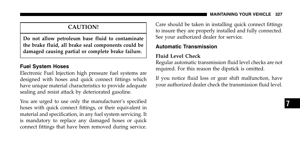 Jeep 2007 Grand Cherokee SRT User Manual | Page 327 / 400