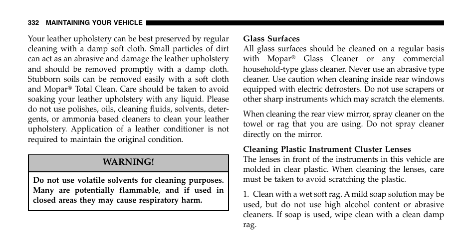 Jeep 2007 Grand Cherokee SRT User Manual | Page 332 / 400