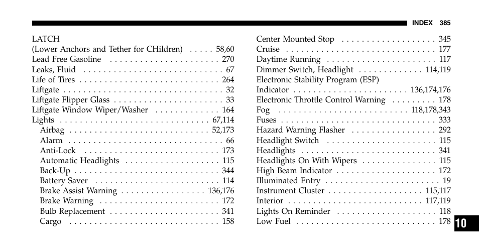 Jeep 2007 Grand Cherokee SRT User Manual | Page 385 / 400