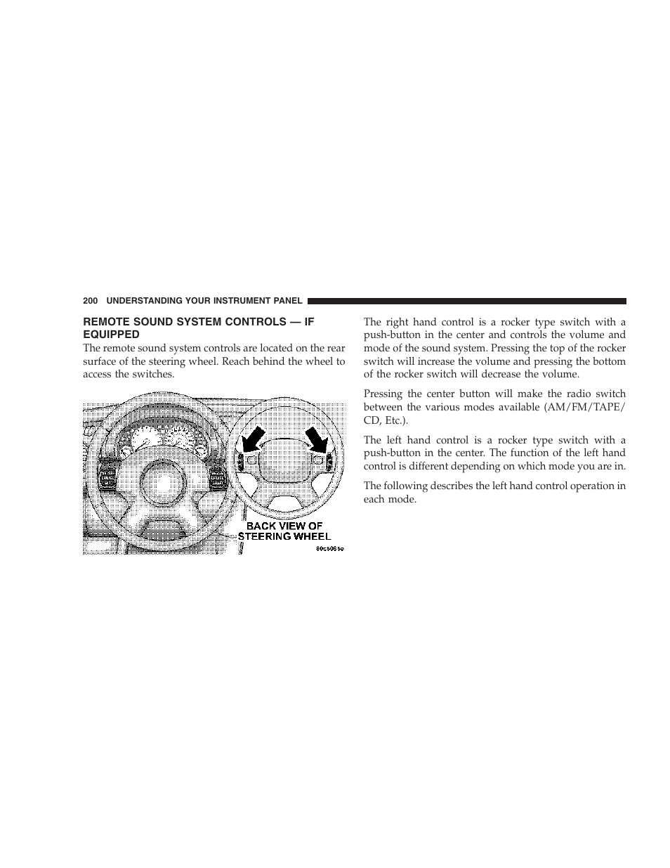 Remote sound system controls — if equipped | Jeep 2007 Liberty User Manual | Page 200 / 417