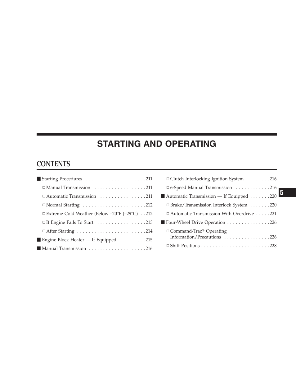 Jeep 2007 Liberty User Manual | Page 207 / 417