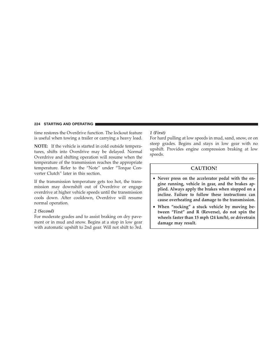 Jeep 2007 Liberty User Manual | Page 224 / 417