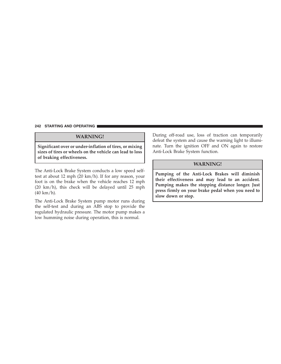 Jeep 2007 Liberty User Manual | Page 242 / 417