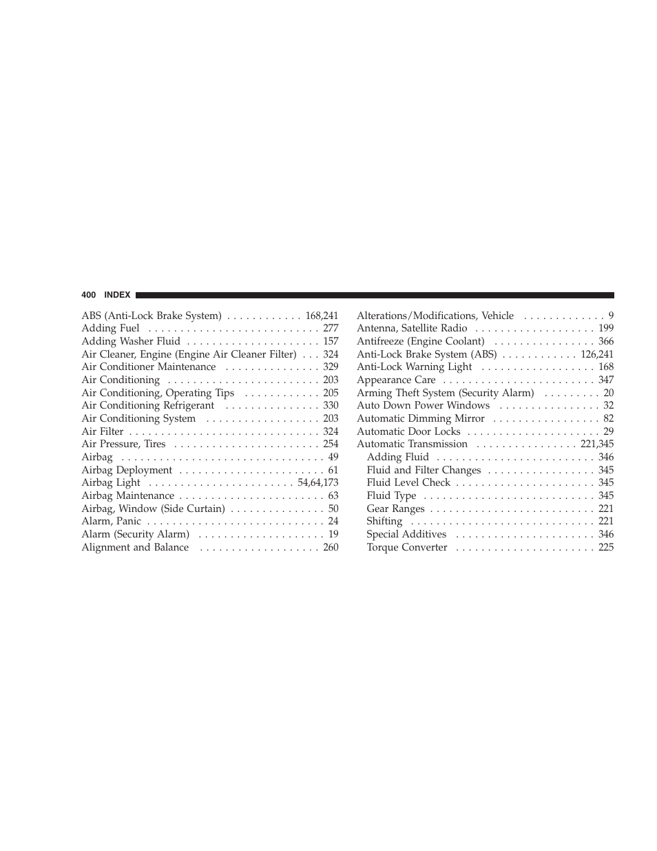 Jeep 2007 Liberty User Manual | Page 400 / 417