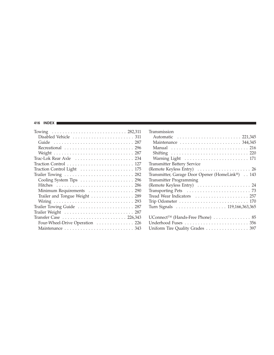 Jeep 2007 Liberty User Manual | Page 416 / 417