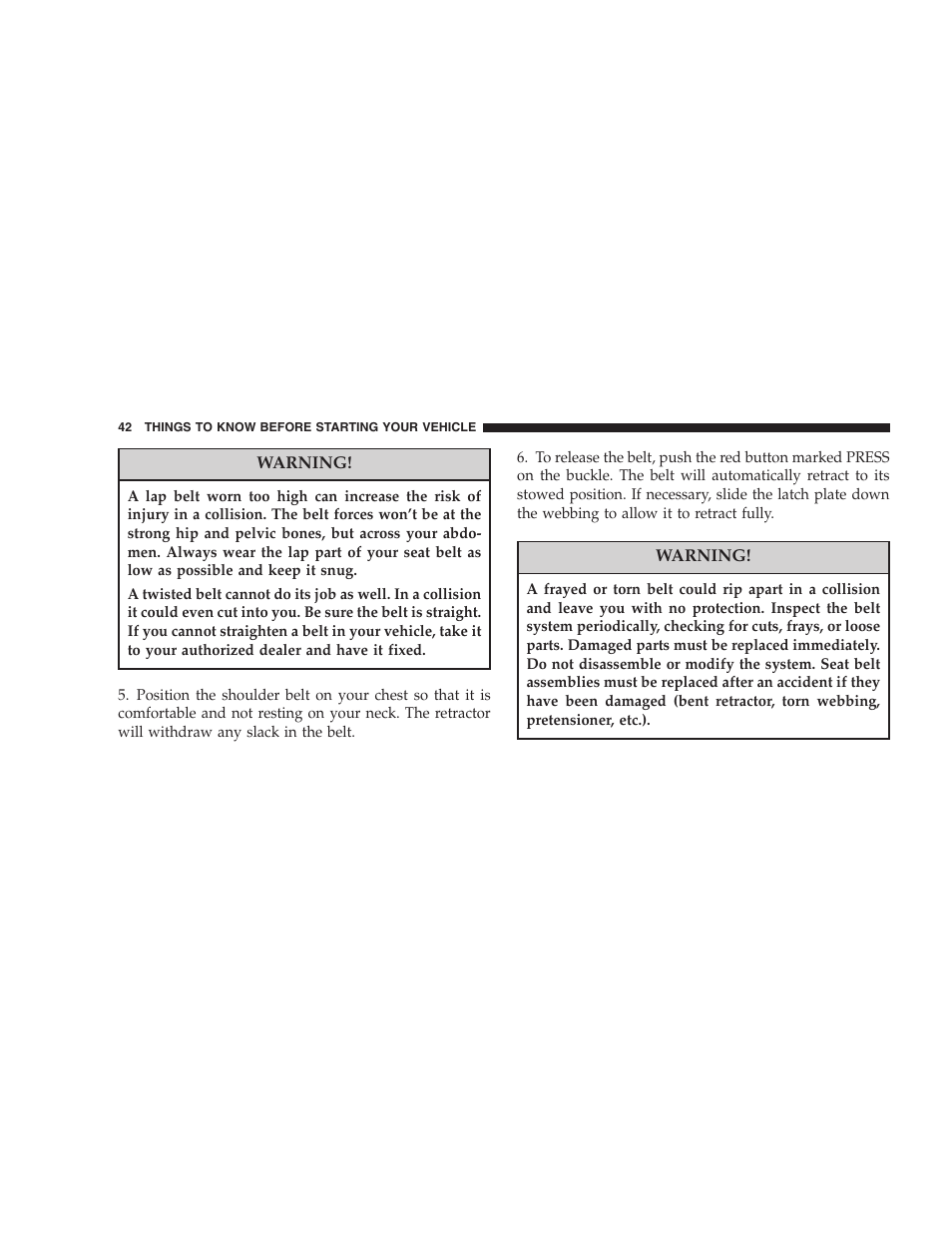 Jeep 2007 Liberty User Manual | Page 42 / 417
