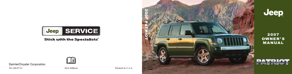 Jeep 2007 Patriot User Manual | 440 pages