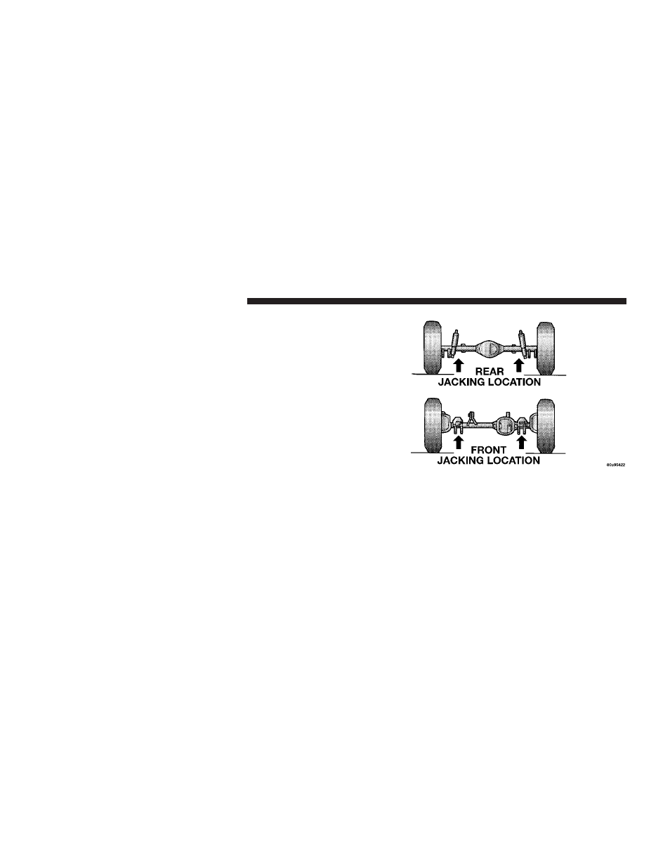 Jacking instructions | Jeep 2007 Wrangler User Manual | Page 354 / 467