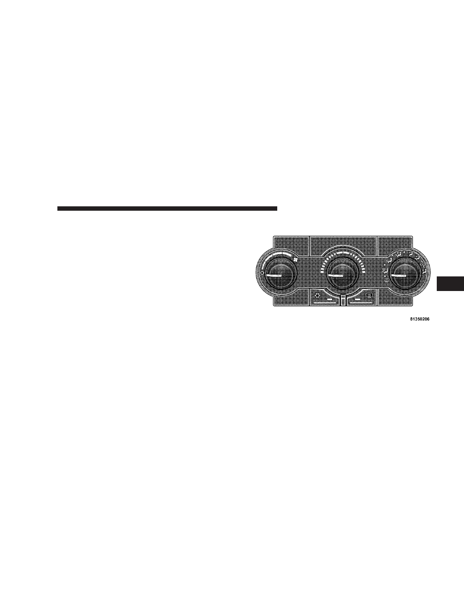 Climate controls, Manual air conditioning and heating system, If equipped | Jeep 2008 Commander User Manual | Page 257 / 478